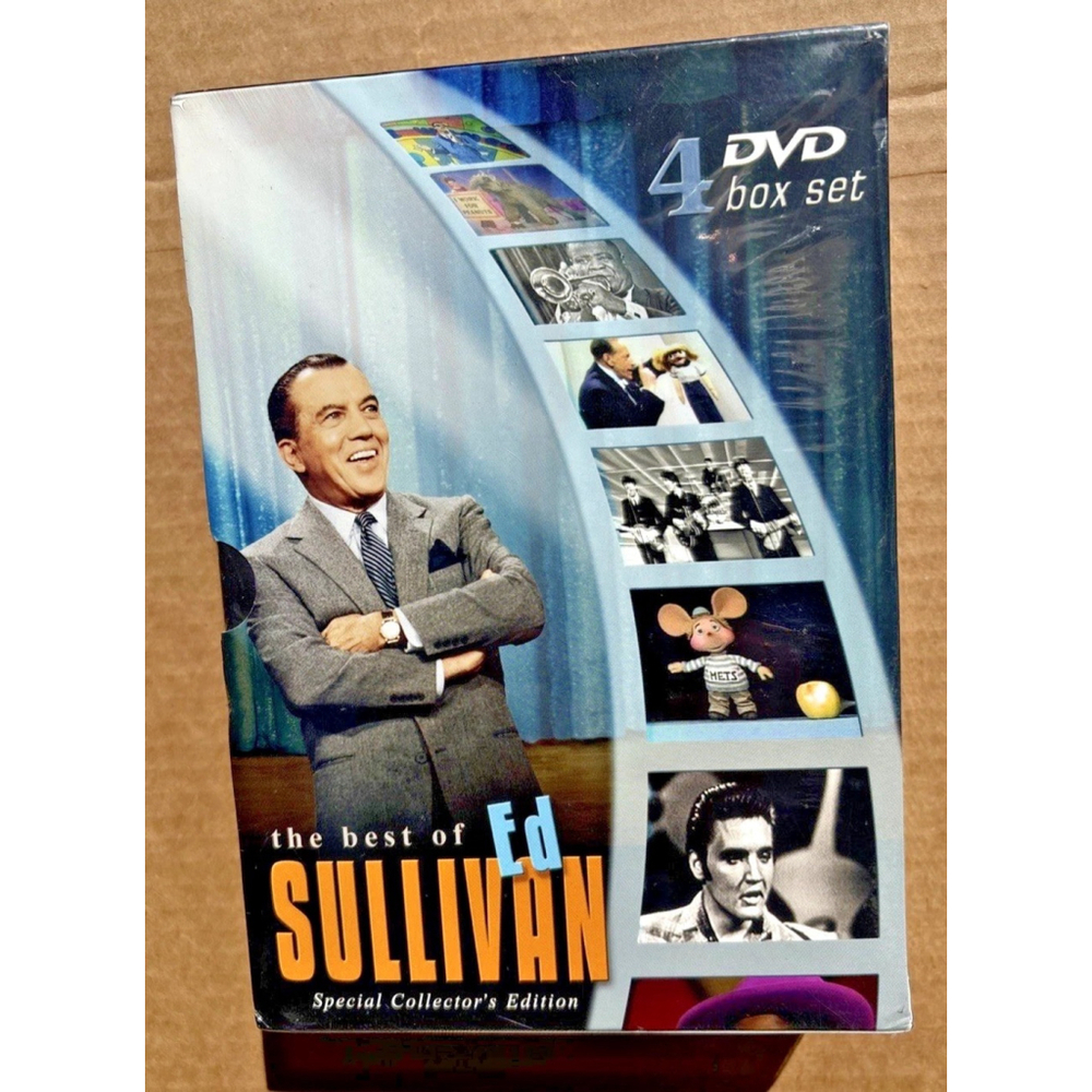 THE BEST OF ED SULLIVAN SPECIAL COLLECTOR'S EDITION 2004-4 DVD BOX SET-BRAND NEW